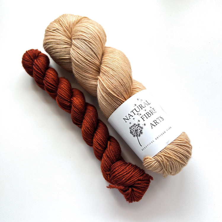 Buttermilk Sock Set | Natural Fibre Arts - Eco-Friendly Sock Yarn Skein
