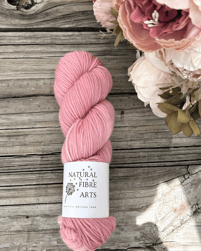 DK Merino Superwash | Dusty Pink yarn skein