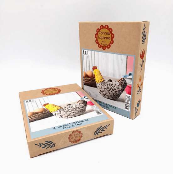 French Hen Felted Craft Kit