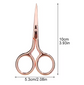 Embroidery Scissors | Black or Rose Gold