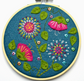 Tropical Flowers Applique Hoop Craft Kit