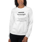 Yarnicologist Unisex Sweatshirt White