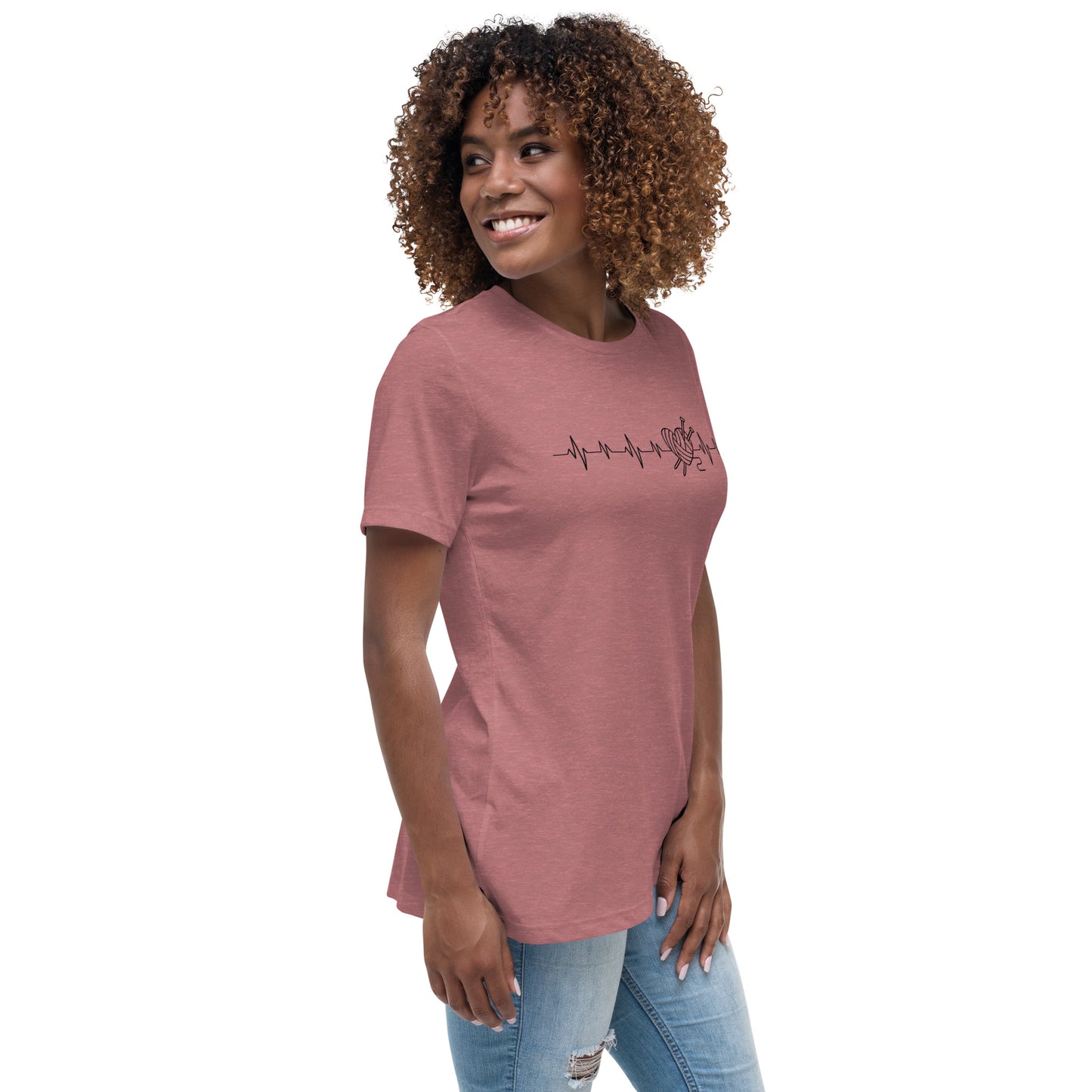 'Knitting Lover' Women's Relaxed T-Shirt