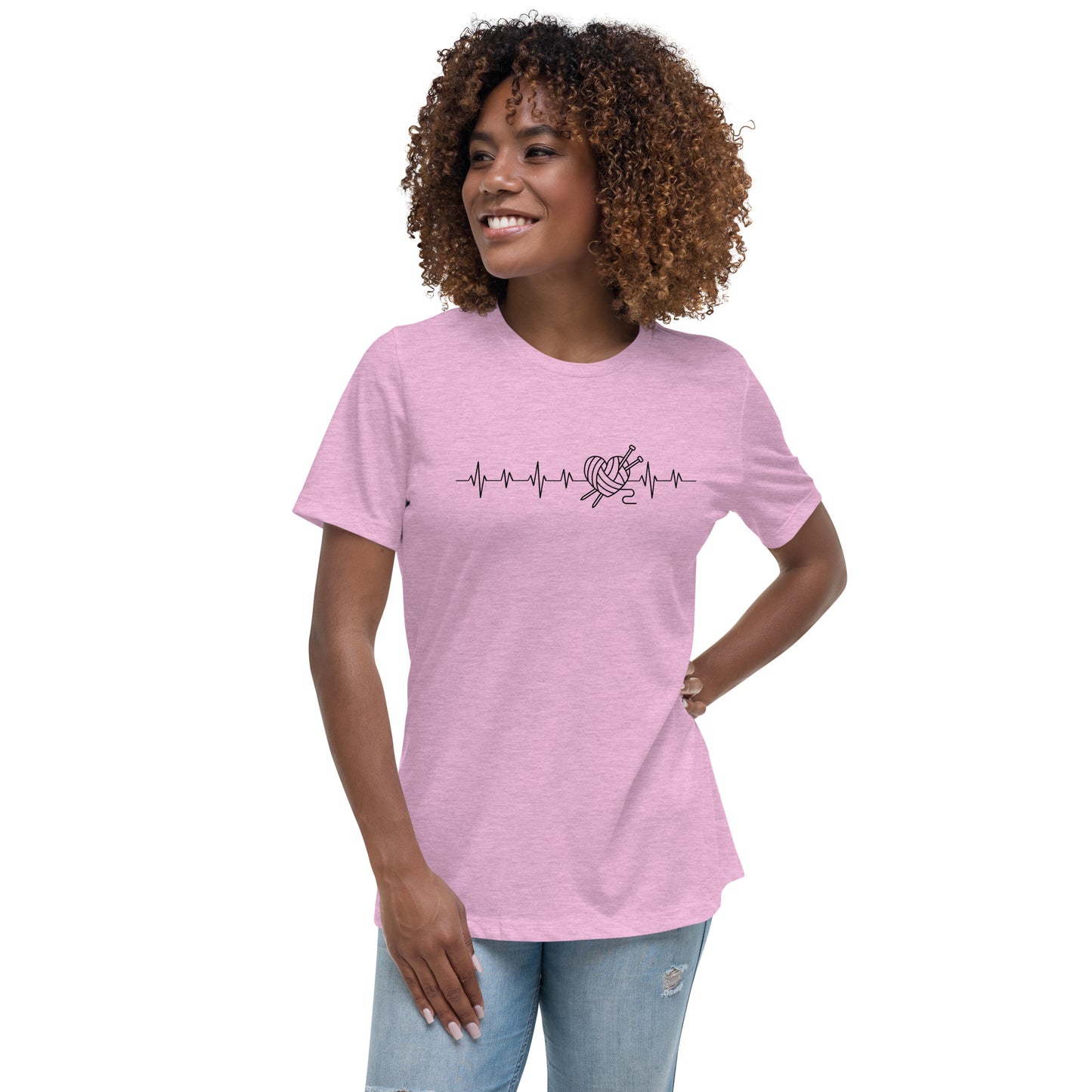 'Knitting Lover' Women's Relaxed T-Shirt