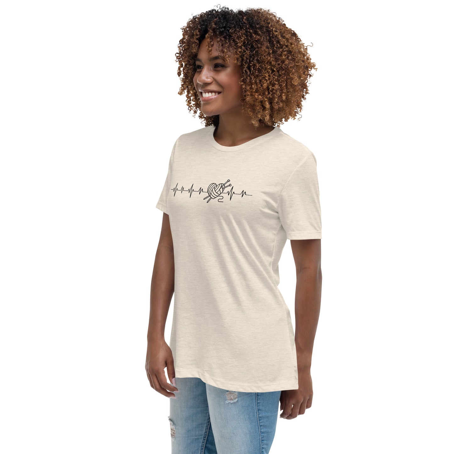 'Knitting Lover' Women's Relaxed T-Shirt