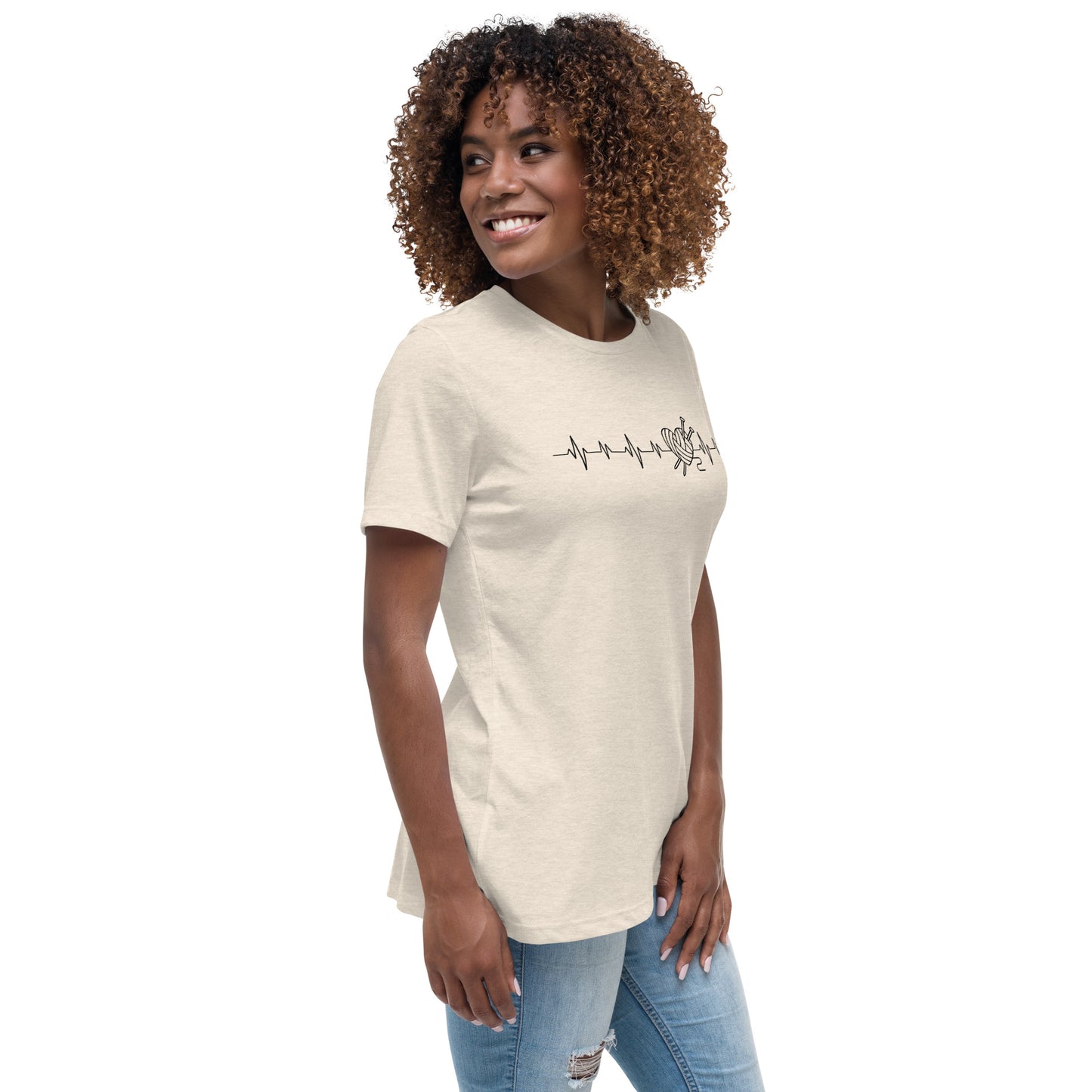 'Knitting Lover' Women's Relaxed T-Shirt