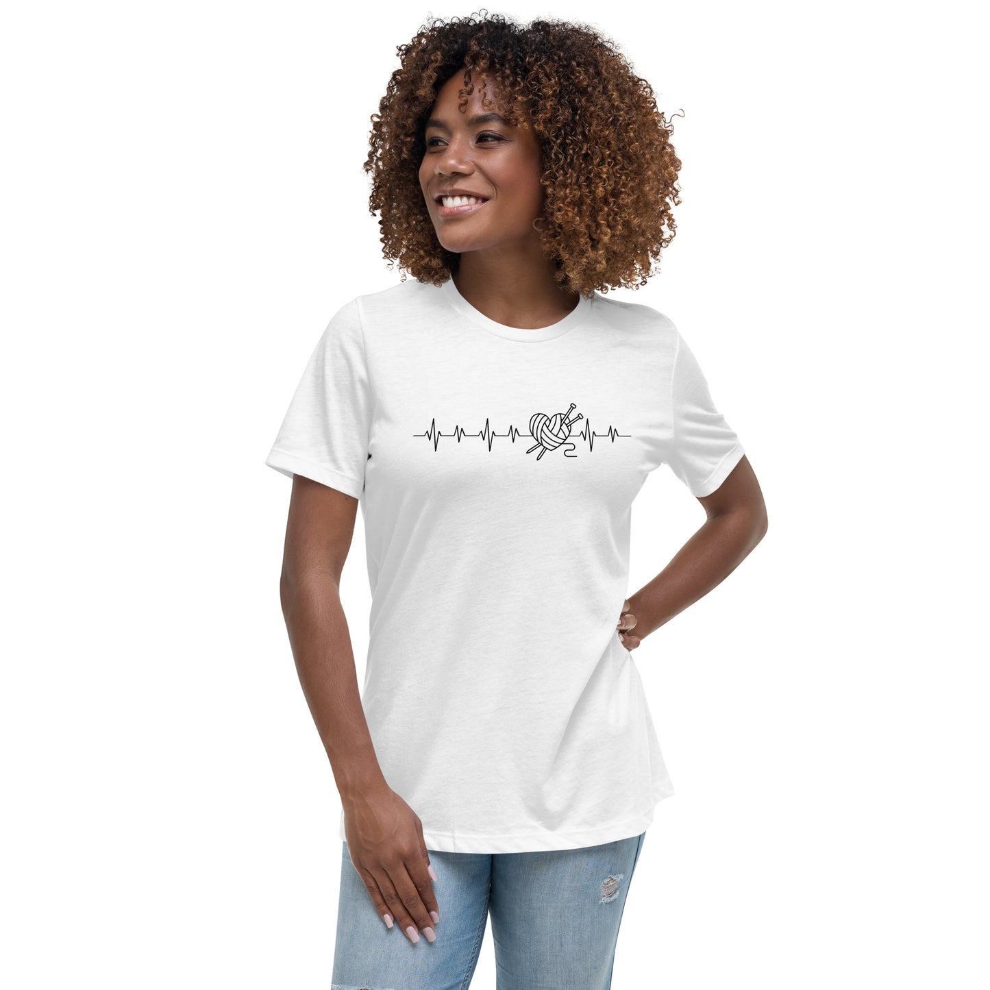 'Knitting Lover' Women's Relaxed T-Shirt