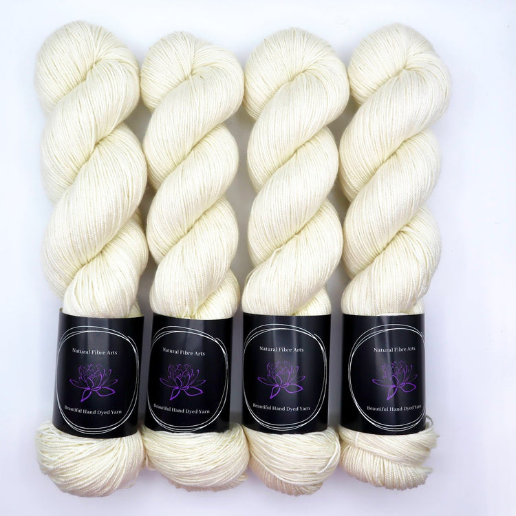 Natural Ecru Merino Silk Cashmere - Natural Fibre Arts